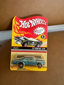 Hot Wheels RLC Neo Classics Series '67 Pontiac GTO Blue #1 of 4 P60 - Picture 1 of 1