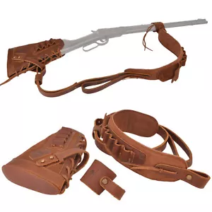 Nessuna combinazione di trapano in pelle fucile imbracatura pistola a mattoni con aderenza ad anello.308,30-30,22 - Foto 1 di 35