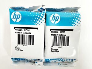HP #65 2pack Combo Ink Cartridges 65 Black and Color NEW GENUINE