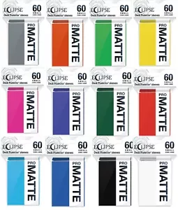 Ultra Pro Small Card Sleeves Matte Eclipse Opaque Sleeves 60 Yugioh Cardfight - Picture 1 of 13