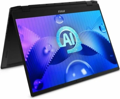 微星 Summit E16 AI Studio - SUM16STU14037 - 16 英寸二合一触摸屏笔记本电脑 — 第 1/2 张图片