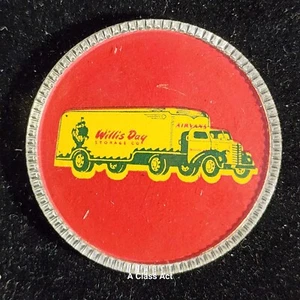 WILLIS DAY STORAGE TOLEDO OHIO MAYFLOWER Moving Trucking Ad. RED. Our PC344 - Picture 1 of 4