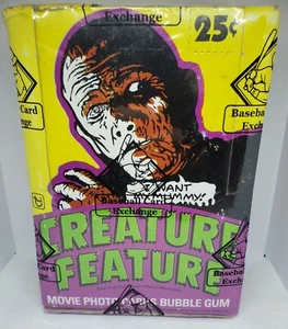 1979 Topps Creature Feature Unopened Wax Box 36 Count BBCE Authenticated Wrapped - Picture 1 of 6