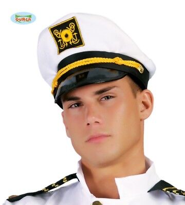 Cappello Da Capitano Di Yacht Nave Comandante Barca Marinaio • 9.99€