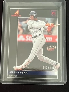 Jeremy Pena 2022 Chronicles Pinnacle Red #61/100 (RC) - Houston Astros - Picture 1 of 2
