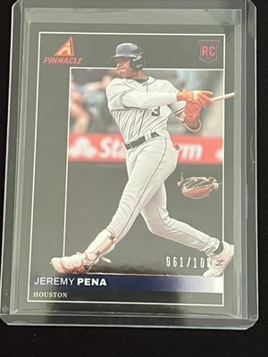 Jeremy Pena 2022 Chronicles Pinnacle Red #61/100 (RC) - Houston Astros - Image 1 of 2