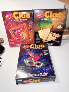 Lote de rompecabezas misterioso PISTA para matar a un moribundo el asesinato enmascarado Parker Bros - Imagen 1 de 7