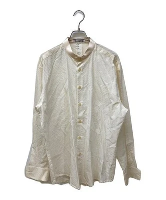 GIANNI VERSACE Camisa Cuello Banda Marfil Foto 1 de 4