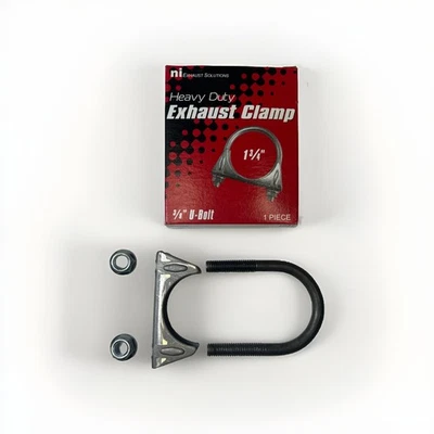 Abrazadera de escape de alta resistencia Nickson Exhaust Solutions 17122 - perno en U de 1-3/4", 3/8" Foto 1 de 4