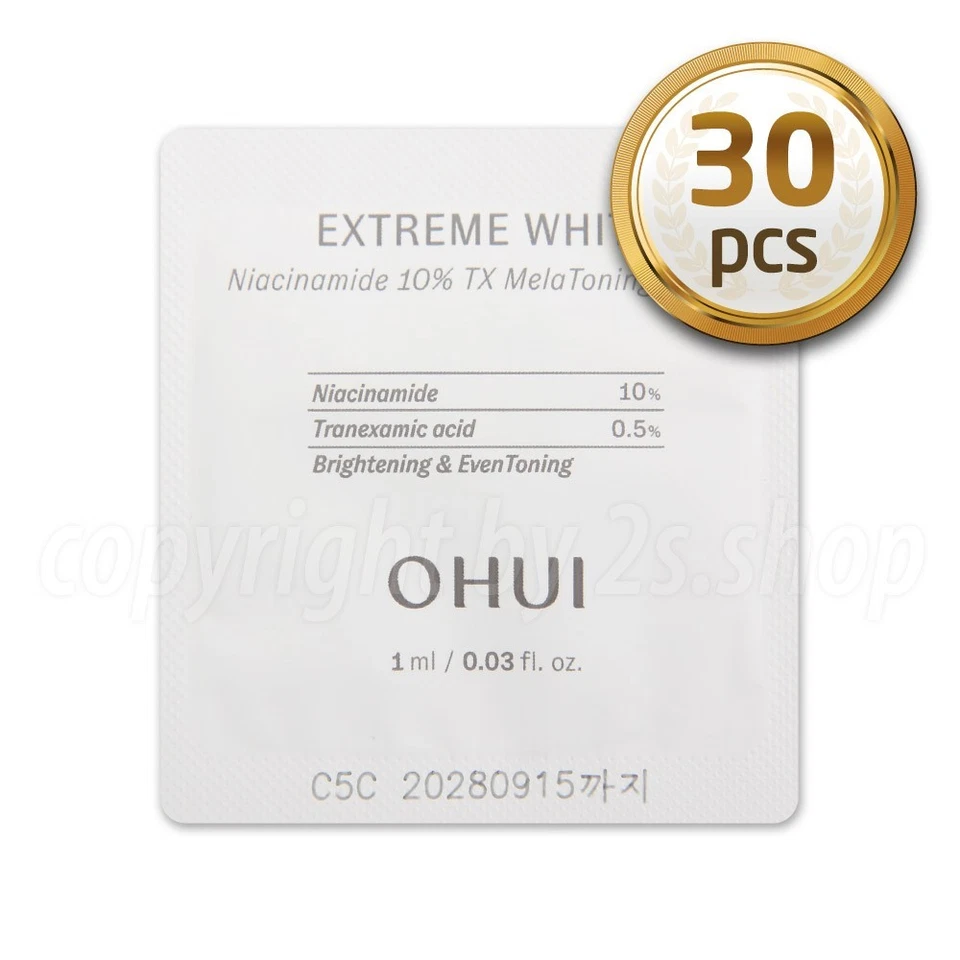 O HUI NIACINMIDA 10% TX CREMA MELATONANTE 1 ml x 30 piezas OHUI Foto 1 de 1