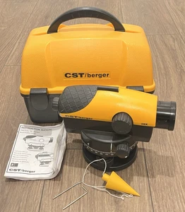 CST Berger 26X Pal/Sal "N" Series Automatic Builder's Level with Hard Shell Case - Picture 1 of 11