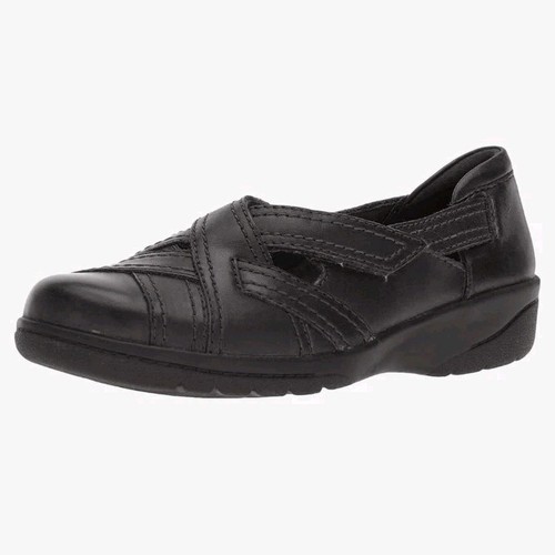Mocassino da donna Clarks B23 Cheyn Wale in pelle nera taglia 8
