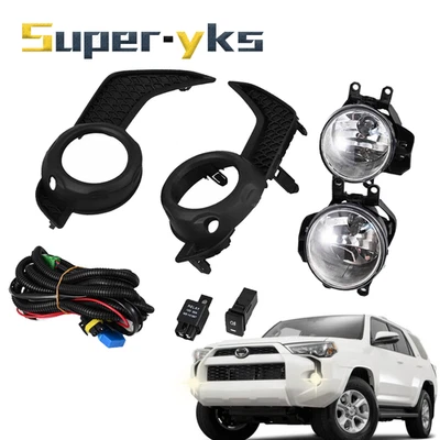 Fog Lights Lamps W/Covers For 2014-2015-16-17-18-19-2020 Toyota 4Runner TRD/SR5 - Изображение 1 из 4