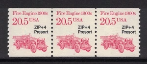 Scott 2264- MNH- Coil Plate Strip of 3, #1- 20.5c Fire Engine 1900s- PNC3 mint - Picture 1 of 1