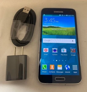 Samsung Galaxy S5 G900A 16 GB Negro 4G LTE AT&T GSM Desbloqueado - Usado Bueno - Imagen 1 de 5