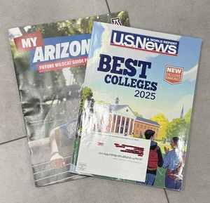 Lot Of 2 Magazines US News Best Colleges 2025 & UofA Future Wildcat Guide - Picture 1 of 13