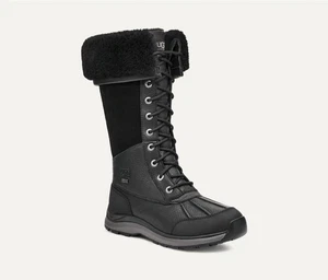UGG Women's Adirondack III Tall Waterproof Winter Boots Black Size 9.5 $399 - Picture 1 of 12