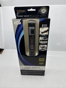 VuPoint Solutions Magic Wand III 3 Platinum Portable Scanner ST442PE-New Sealed - Picture 1 of 9