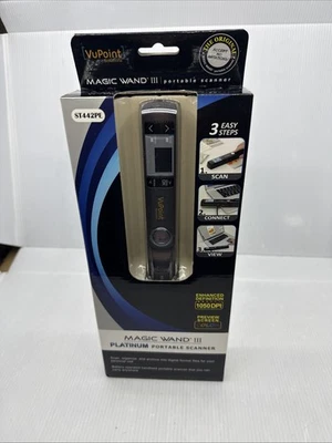 VuPoint Solutions Magic Wand III 3 Platinum Portable Scanner ST442PE-New Sealed - Image 1 of 4