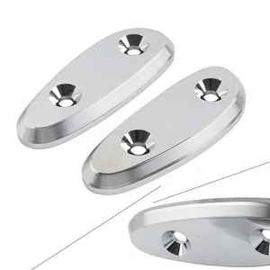 Rearview Mirror Block Off Base Plate Chrome For Suzuki Hayabusa GSX1300R 08-2020 - Picture 1 of 13