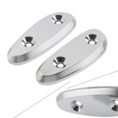 Rearview Mirror Block Off Base Plate Chrome For Suzuki Hayabusa GSX1300R 08-2020 - Image 1 of 4