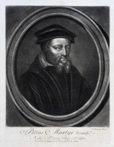 Portrait D'Houston Petrus Martyr Anghiera Aquatinta Mezzotinte Historien - Picture 1 of 1