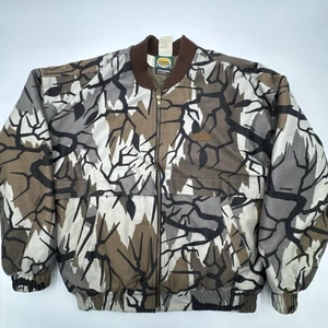 Vintage Predator Cabela’s Camouflage Jacket Size L Bomber Lightweight Thinsulate - Picture 1 of 12