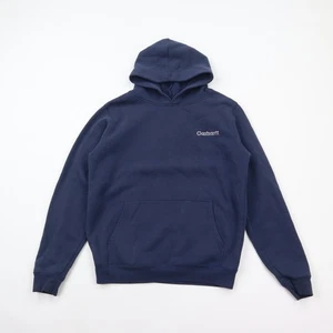 Carhartt Kids Hoodie Sweatshirt Boys Large (10/12) Blue Pullover - Picture 1 of 7