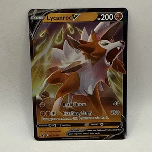 Lycanroc V SWSH199 Sword & Shield Promo Cards Pokemon LP Tcg Card - Picture 1 of 2