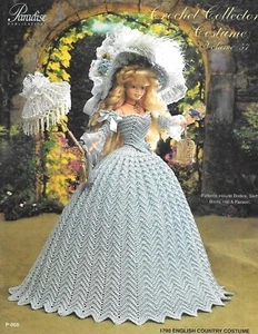 Paradise Publications #P-068 1790English Country Costume - Crochet - Picture 1 of 2
