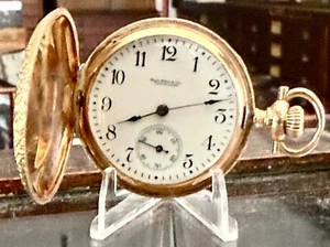 Waltham BALL Watch Co. Cleveland 14k GOLD Trade Mark QUEEN 3/0 Size 1900 - Picture 1 of 16