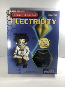 ELECTRICITY Book & Project Kit #25010 for Kids Educational Toy by Jazwares Used