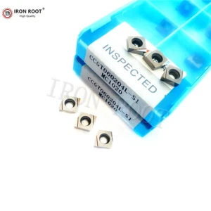 10P CCGT060202L-S1 MC1020 CNC Lathe Turning Insert Cermet Insert For SCLCR/L - Picture 1 of 6