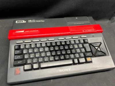 Sony MSX2 HB-F1 HITBIT Hogar Computadora Color Negro Joystick Juego de 1 Pieza Usado - Imagen 1 de 4