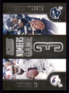 2014 Score Numbers Game #NG1 Russell Wilson/EJ Manuel - Picture 1 of 2