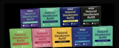 WILD REFILL Wild Deodrant Refill X6 BRAND NEW Choose X6