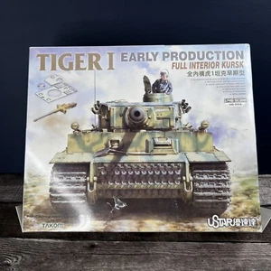 OPEN BOX USTAR 006 1/48 TIGER I EARLY PRODUCTION FULL INTERIOR KURSK - Picture 1 of 9
