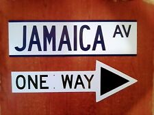1960s Jamaica ave Street Sign Set