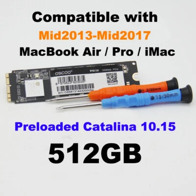 NEW 512GB SSD For 2013 2014 2015 MacBook Pro A1502 A1398 MacBook Air A1465 A1466 - Image 1 of 4