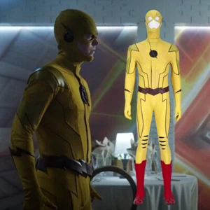 The Flash Season 8 Reverse-Flash Cosplay Costume Outift Mens Halloween Bodysuit - Picture 1 of 46