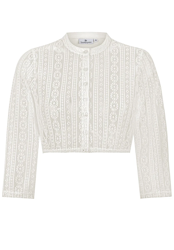 B-Ware / 2. Wahl Dirndlbluse Cassidy creme Dreiviertelarm Stockerpoint - Bild 1 von 1