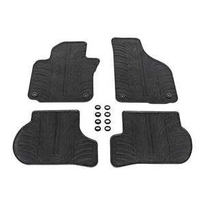 VAICO FUßMATTENSATZ GUMMI ALWETTER SET 4-TEILIG für VW GOLF 5 6 | V10-6843 - Bild 1 von 7