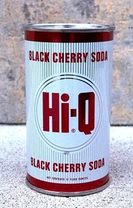 *Super Clean* Hi-Q Black Cherry Flat Top Soda Can--Pre-Zip Code - Picture 1 of 6