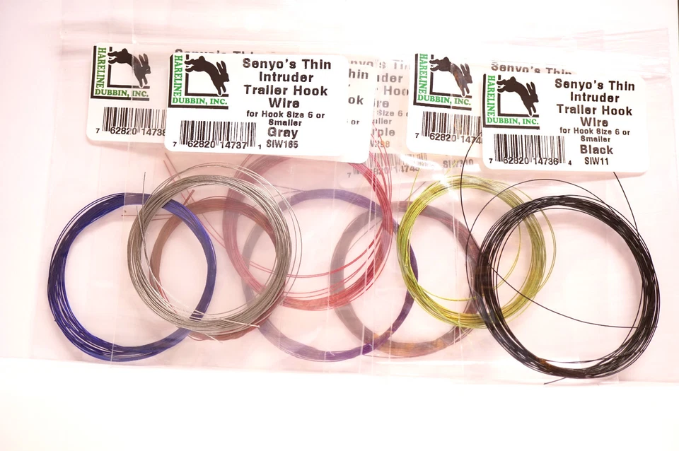 Senyo´s Thin Intruder Trailer Hook Wire 8 Farben Auswahl Haken #6 & kleiner - Bild 1 von 1