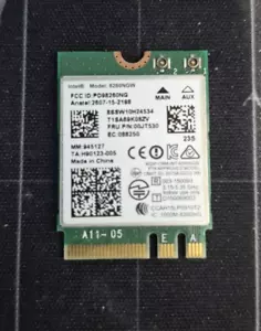 Intel 8260NGW Wireless/Bluetooth dual band card PB#H70224-001 TESTATA - Foto 1 di 2
