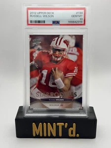 Russell Wilson 2012 Upper Deck #134 PSA 10 GEM MT - Picture 1 of 2