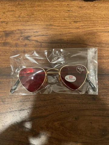 Vintage 1995 WWF Shawn Michaels PROMO Heart Shapped Sunglasses  WWE Cover