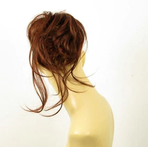 Crocchia chignon Coda di cavallo castano scuro ramato intenso 22/322 peruk - Picture 1 of 4