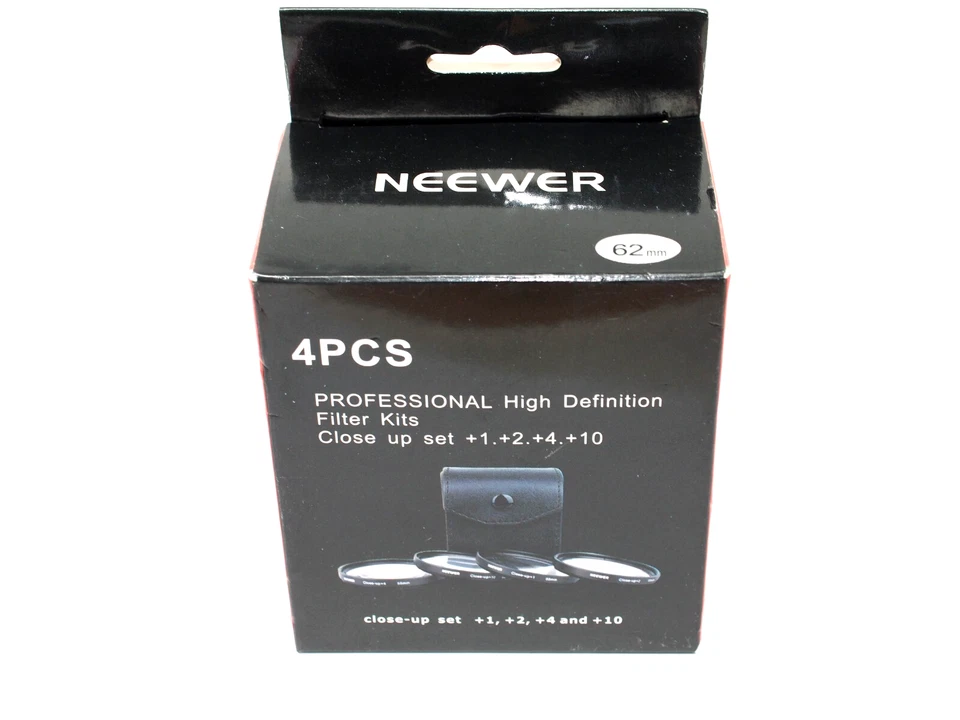 Neewer 62mm Close Up Filter Set - 4 Piece - Image 1 of 4