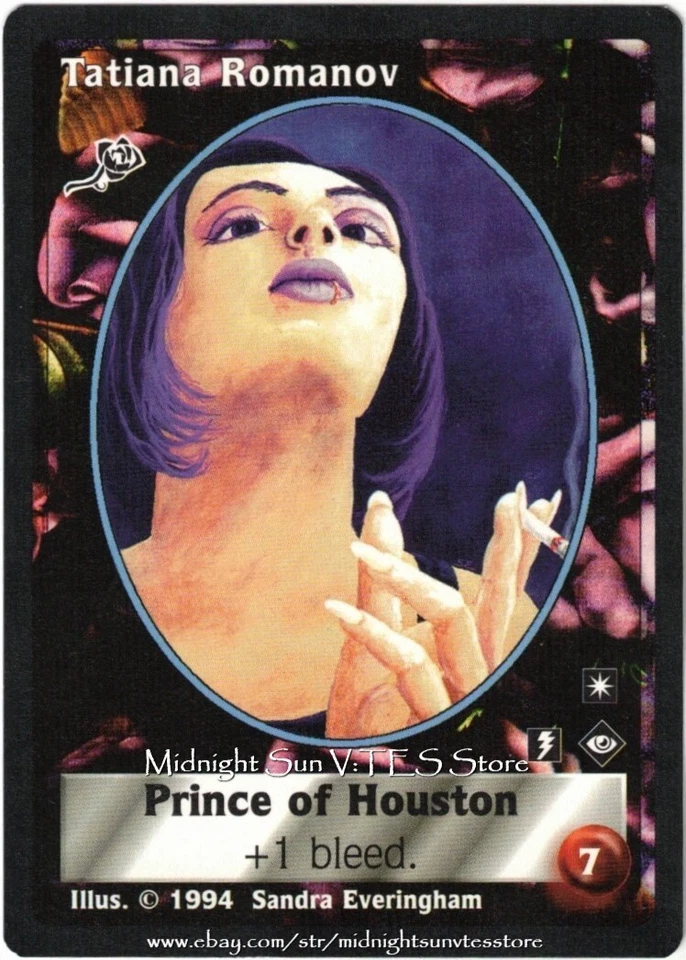 Tatiana Romanov Toreador Jyhad V:TES VTES Vampire CCG - Image 1 of 1